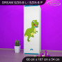 Detská skriňa DINOSAURI - TYP 5B