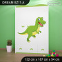 Detská skriňa DINOSAURI - TYP 11A