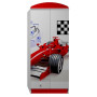 Šatníková skriňa ČERVENÁ FORMULA - TYP E