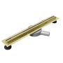 Sprchový žľab MAXMAX Mexen FLAT 360 SLIM - zlatý, 1541060