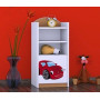 Detský úložný regál RED CAR - TYP 2 - NÍZKY
