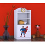 Detský úložný regál SUPERMAN - TYP 2 - NÍZKY