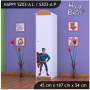 Detská skriňa SUPERMAN - TYP 3A
