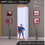 Detská skriňa SUPERMAN - TYP 2A