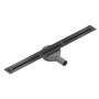 Sprchový žľab MAXMAX Mexen FLAT 360 SUPER SLIM - čierny, 1751130