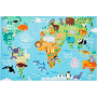 Detský kusový koberec Torino kids 233 WORLD MAP