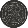 Kusový obojstranný koberec Twin 103109 black creme