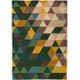 Ručne všívaný kusový koberec Illusion Prism Green/Multi