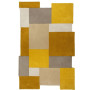 Kusový koberec Abstract Collage Ochre/Natural