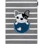 Detský kusový koberec Petit Bulldog grey