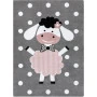 Detský kusový koberec Petit Dolly sheep grey
