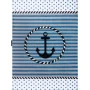 Detský kusový koberec Petit Marine anchor sea blue