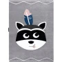 Detský kusový koberec Petit Raccoon mukki grey