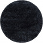 Kusový koberec Brilliant Shaggy 4200 Black kruh