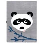 Detský kusový koberec Petit Panda grey
