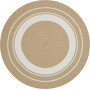 Kusový koberec Braided 105556 Creme Beige kruh