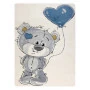 Detský kusový koberec Petit Teddy bear cream