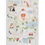Detský kusový koberec Bambino 1165 Zoo beige