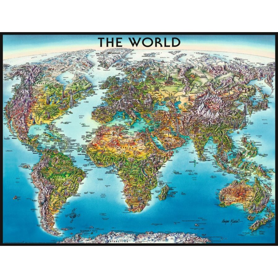 puzzle mapa sveta Puzzle Mapa sveta   2000 dielikov | e shop Maxmax.sk