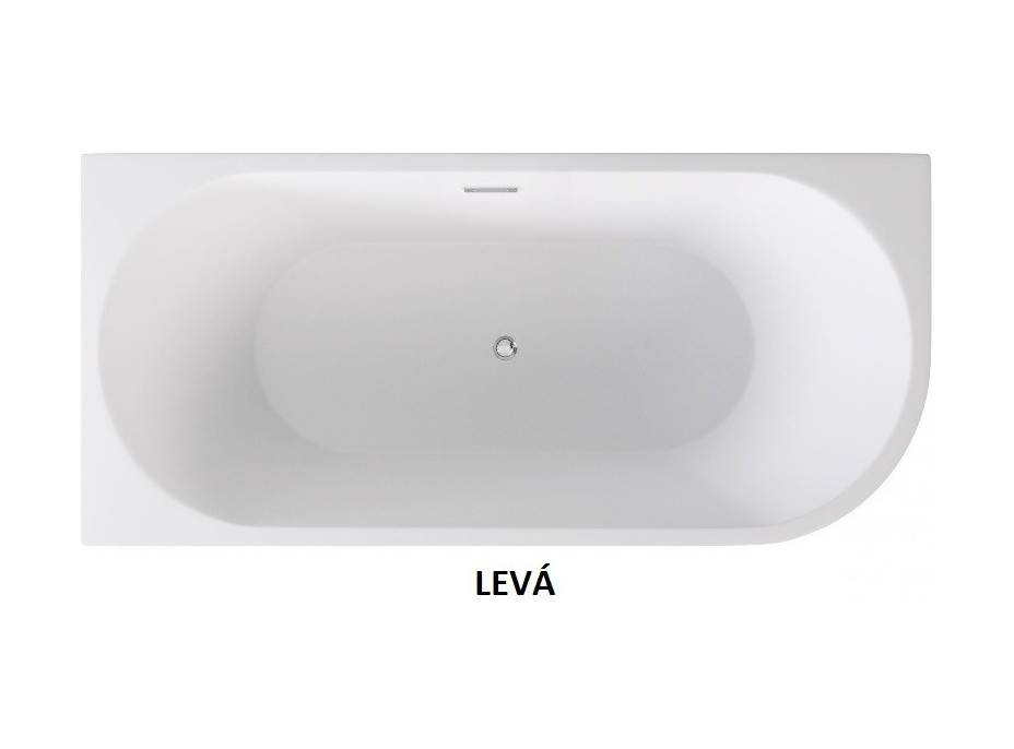 Príštenná vaňa ZOYA biela