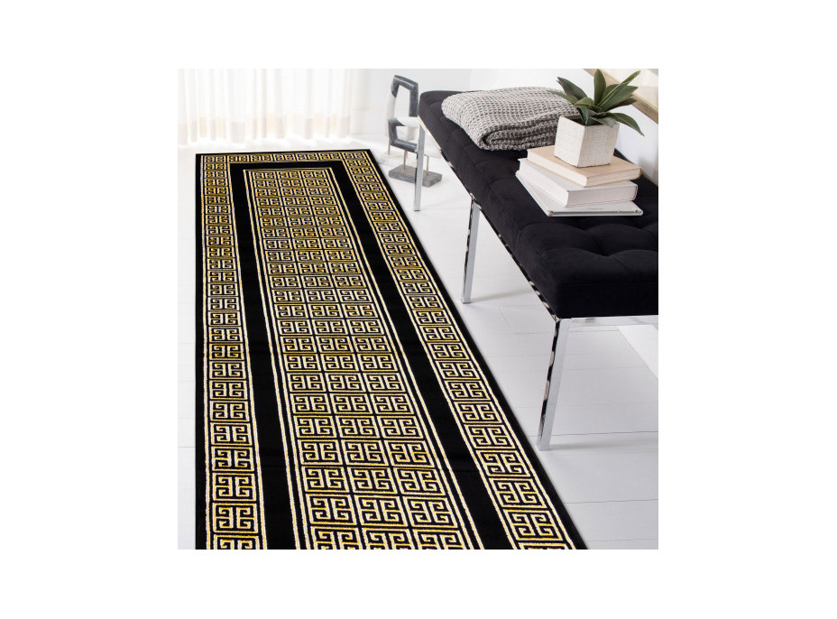 Behúň Gloss 6776 86 greek black/gold