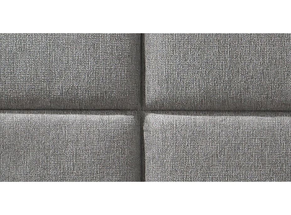 Čalúnená posteľ LEVAN 200x160 cm - šedá