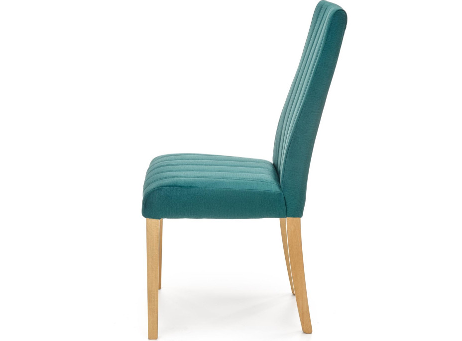 Jedálenská stolička DIAMOL 3 - zelená / dub medový