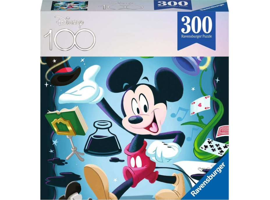 RAVENSBURGER Puzzle Disney 100 rokov: Mickey 300 dielikov