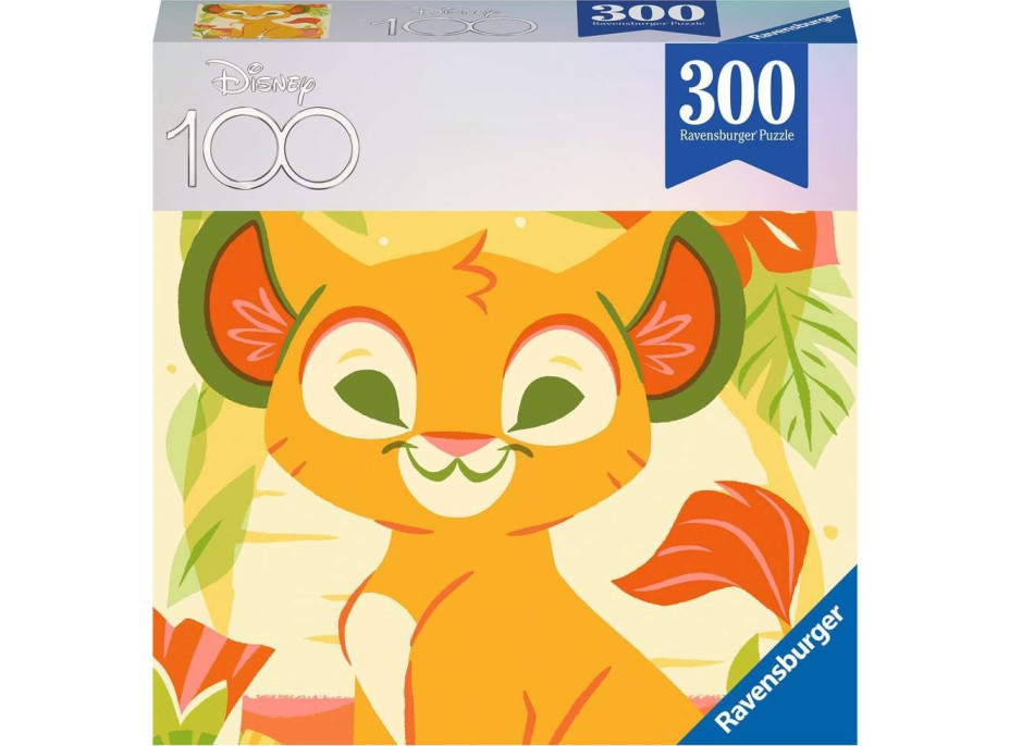 RAVENSBURGER Puzzle Disney 100 rokov: Simba 300 dielikov