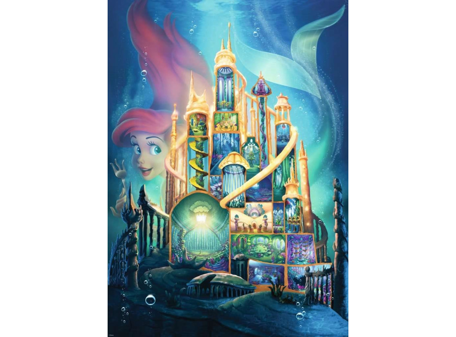 RAVENSBURGER Puzzle Disney Castle Collection: Ariel 1000 dielikov