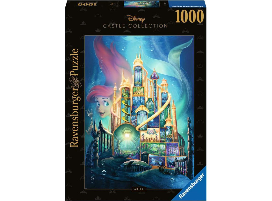 RAVENSBURGER Puzzle Disney Castle Collection: Ariel 1000 dielikov