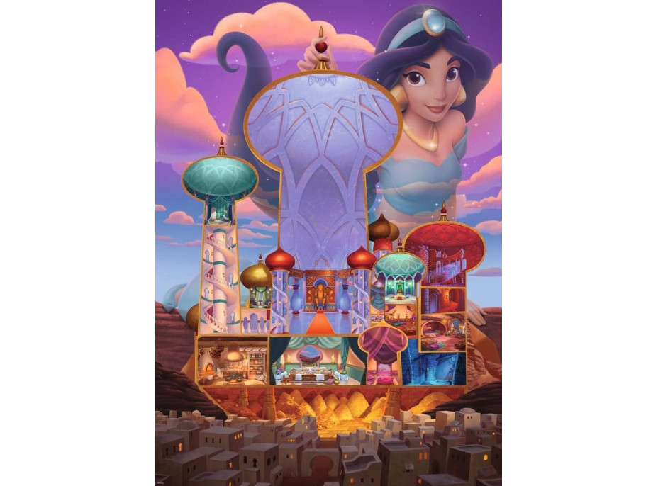 RAVENSBURGER Puzzle Disney Castle Collection: Jazmín 1000 dielikov