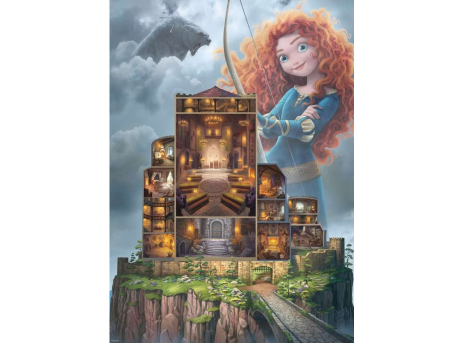 RAVENSBURGER Puzzle Disney Castle Collection: Merida 1000 dielikov