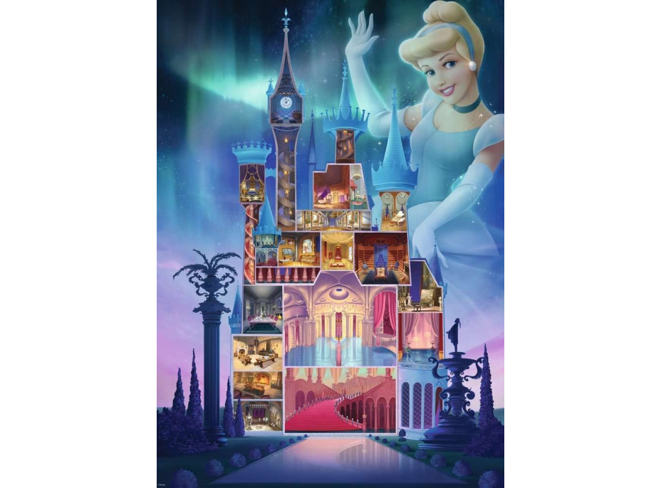 RAVENSBURGER Puzzle Disney Castle Collection: Popoluška 1000 dielikov