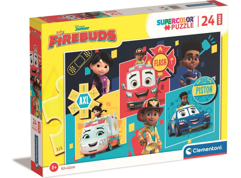 CLEMENTONI Puzzle Firebuds MAXI 24 dielikov