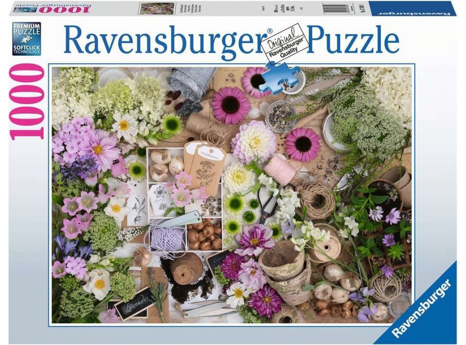 RAVENSBURGER Puzzle Floristika 1000 dielikov