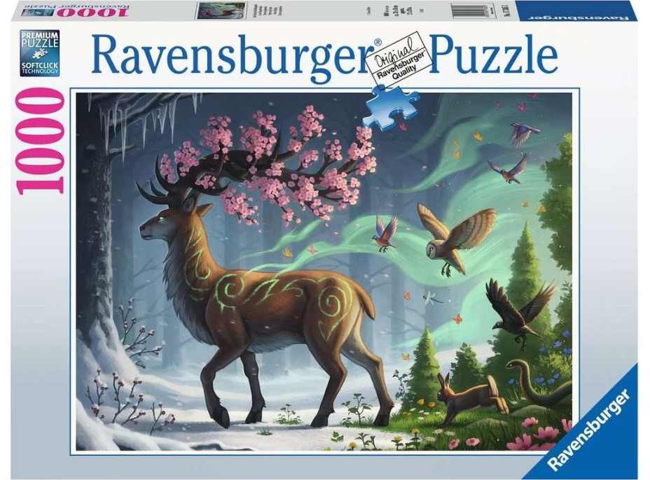 RAVENSBURGER Puzzle Jarný jeleň 1000 dielikov