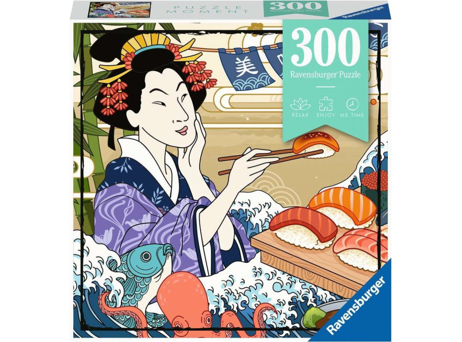 RAVENSBURGER Puzzle Moment: Sushi 300 dielikov