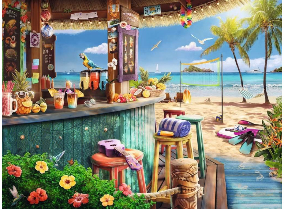 RAVENSBURGER Puzzle Plážový bar 1500 dielikov