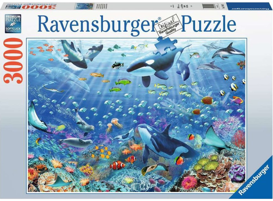 RAVENSBURGER Puzzle Pod vodou 3000 dielikov