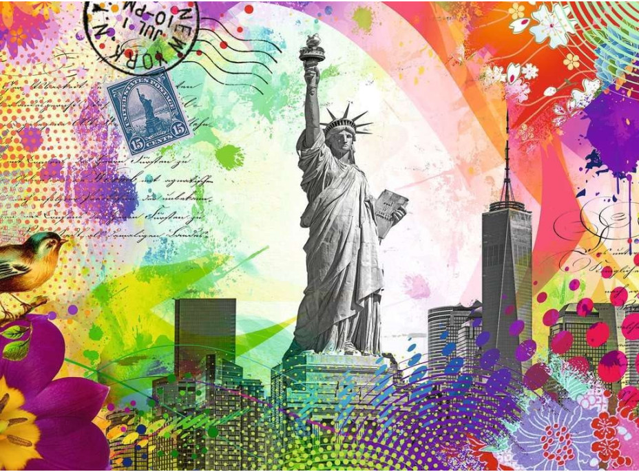 RAVENSBURGER Puzzle Pohľadnica z New Yorku 500 dielikov