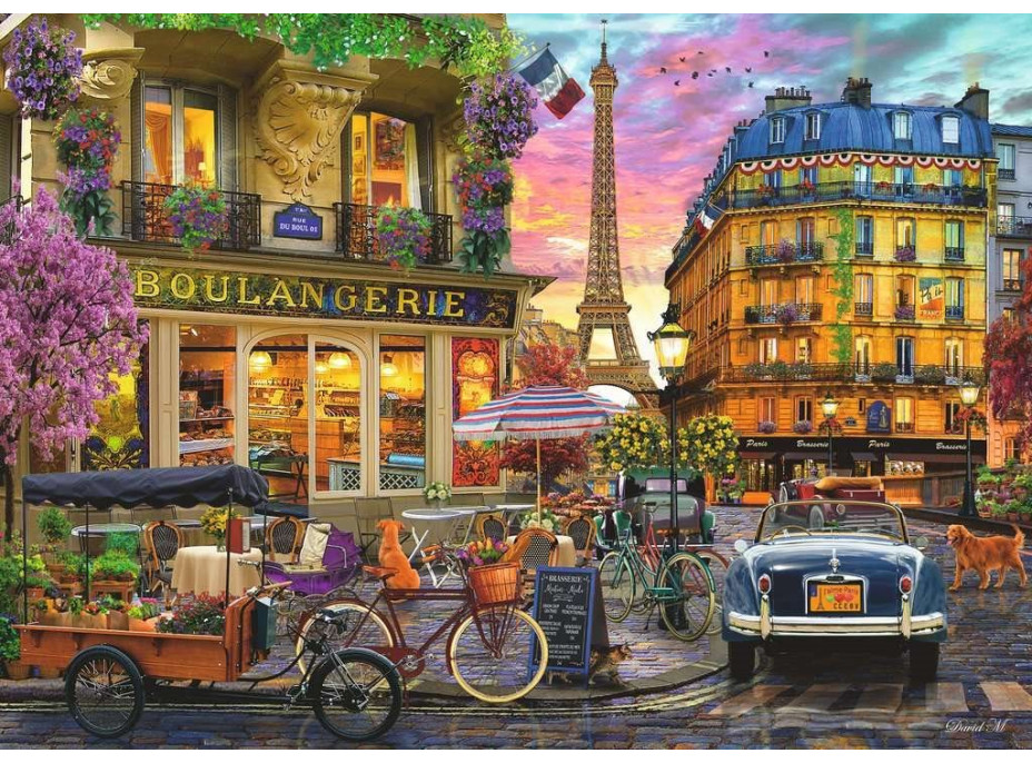 RAVENSBURGER Puzzle Ranný Paríž 1000 dielikov