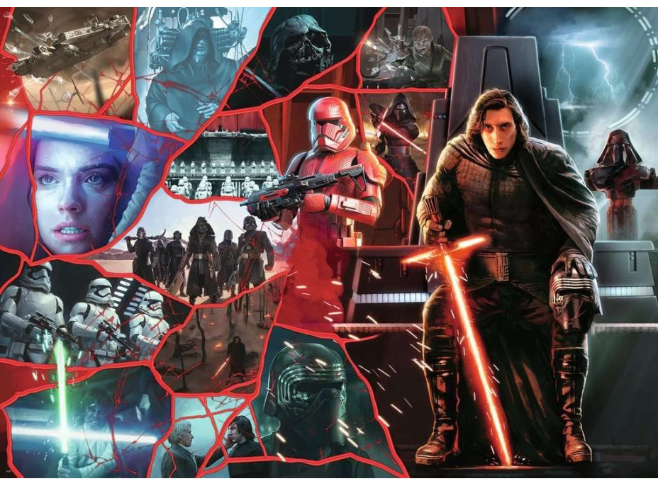 RAVENSBURGER Puzzle Star Wars Záporáci: Kylo Ren 1000 dielikov