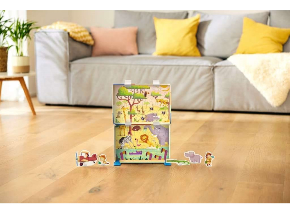 RAVENSBURGER Puzzle&Play: Safari 2x24 dielikov
