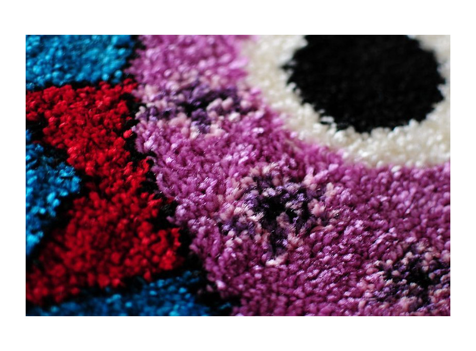 Detský koberec Vtáčiky - tyrkysový