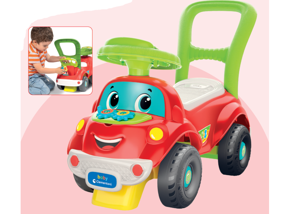 CLEMENTONI BABY Interaktívne odrážadlo 3v1 (Play For Future)