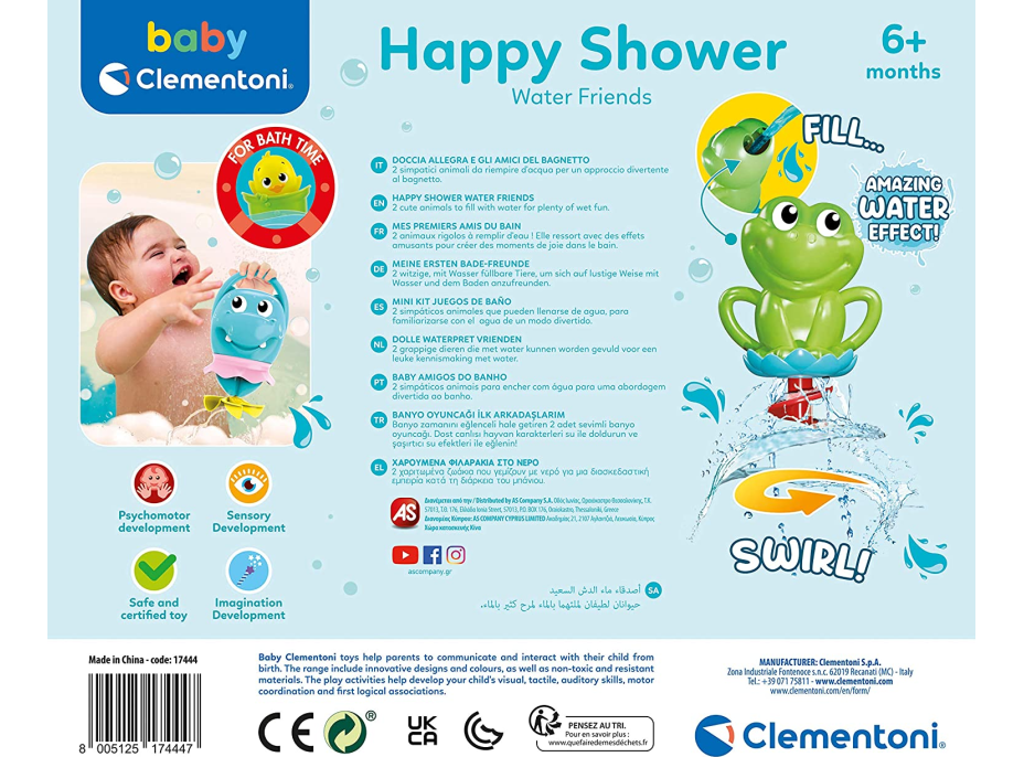 CLEMENTONI BABY Vodní kamaráti: Veselá sprcha