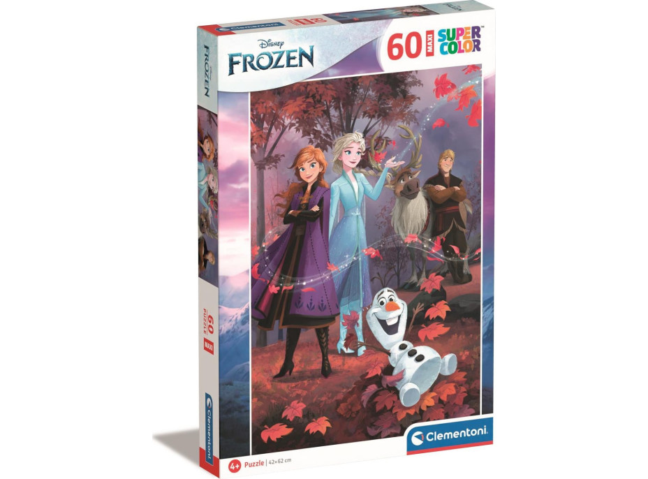 CLEMENTONI Puzzle Ľadové kráľovstvo 2 MAXI 60 dielikov