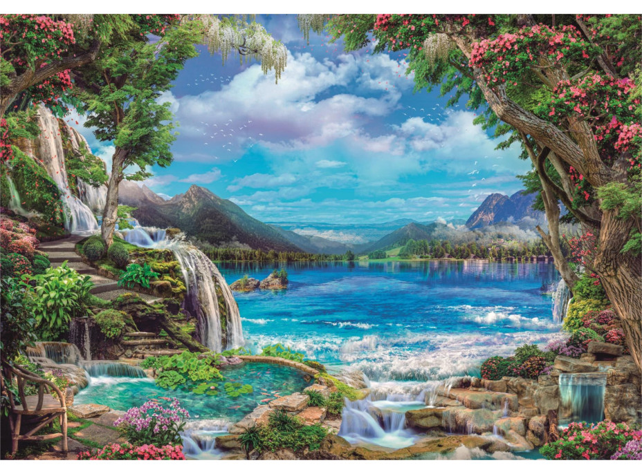 CLEMENTONI Puzzle Raj na zemi 2000 dielikov