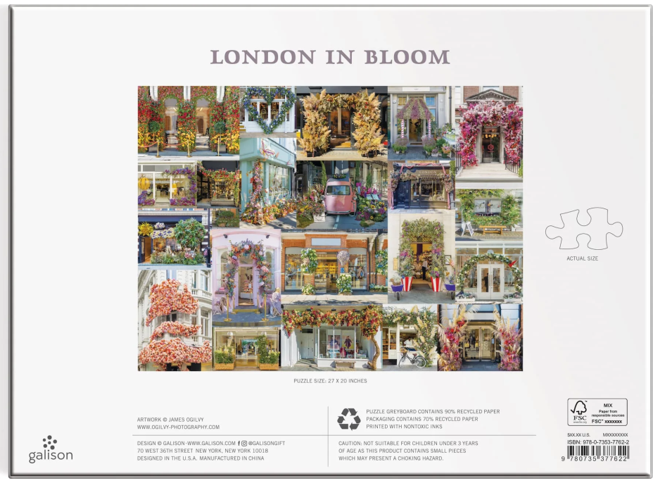 GALISON Puzzle Rozkvitnutý Londýn 1000 dielikov